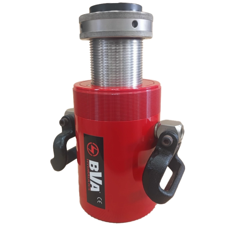 Yksitoimiset reikäsylinterit lukitusrenkaalla